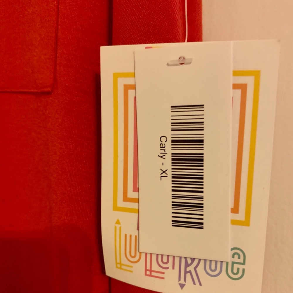 NWT Lularoe Carley XL Red